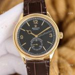 2023 new Rolex Perpetual 1908 Swiss Cal.7140 in Yellow Gold Black Dial 39mm